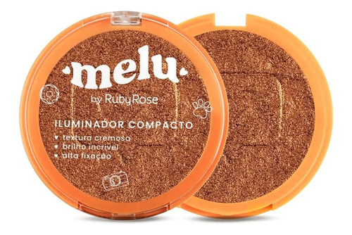 Iluminador compacto cor 02 Melu by ruby rose 12,2g