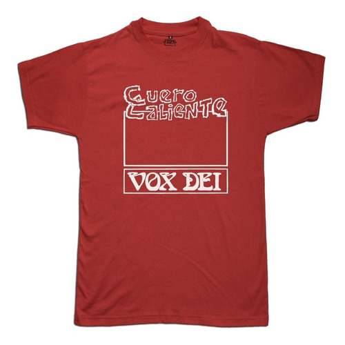 Vox Dei Cuero Caliente Remera Estampada Algodon Talles Rock