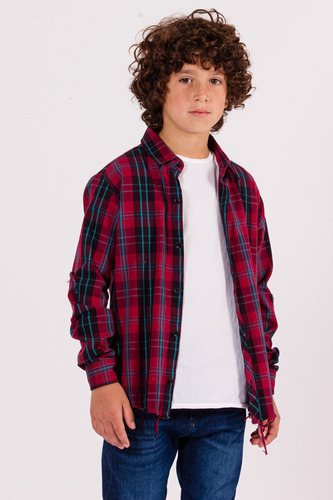 Camisa Y-agema Rojo Niños