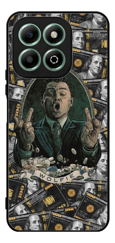 Funda Celular Dolar Alucin Lobos Billetes Wall Street Para Honor