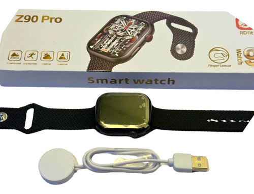 Reloj Inteligente Smartwatch Negro Deportes Casual Tf