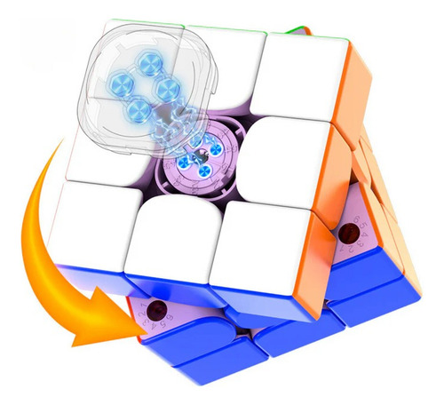 Cubo Dayan Zhanchi Pro 3x3 V5 Supreme Maglev + Ballcore Stickerless