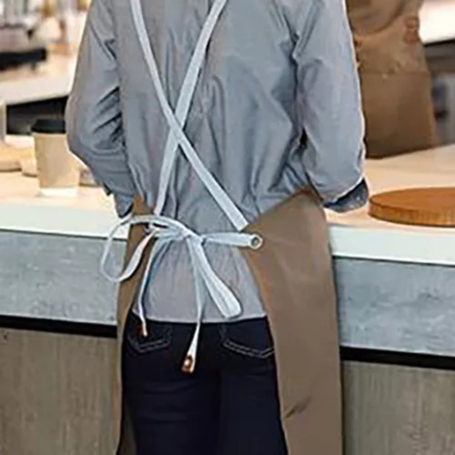 Delantal De Lona Impermeable, Correa Ajustable, Elegante Yc