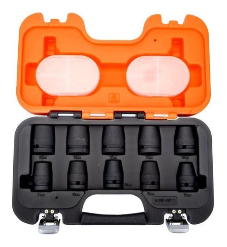 Set Tubos Bahco Boca Llaves De Impacto Cortos 10 Piezas