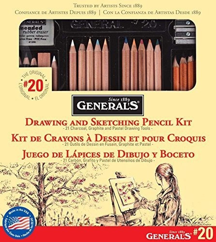 General Pencil 20gp Generaless Dibujo Clasico Y Kit De Dibuj