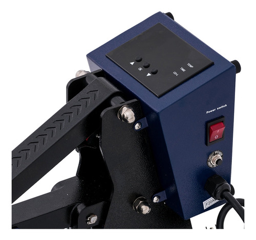 Imagen 3 de 3 de Plancha sublimadora manual Tecnowire UHP-15 azul y negra 120V