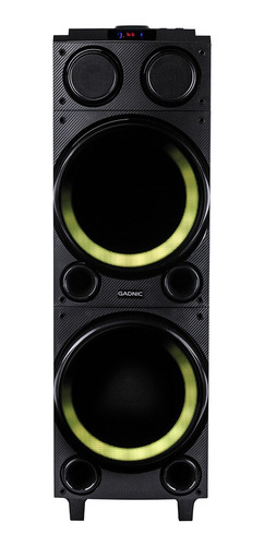 Imagen 2 de 8 de Parlante Bluetooth Gadnic Torre Xbs31 10 Karaoke 8000w Mp3 Usb Microfono Luces Led Xtreme Power Bass
