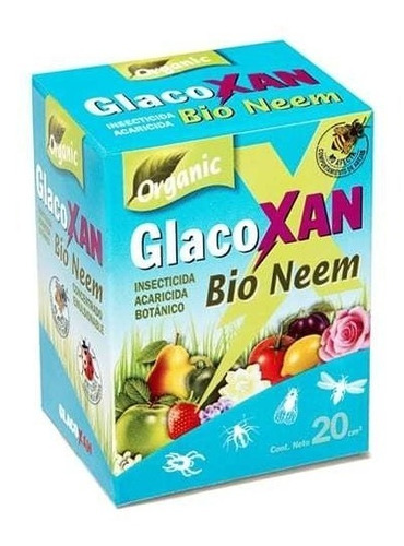 Plaguicida Bio Neem Liquido 20cc Glacoxan