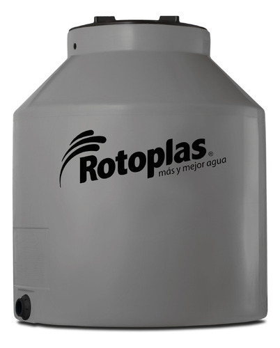 Tanque de Agua Rotoplas 600L Tricapa Vertical Gris 117 x 97cm Capa Antibacterial