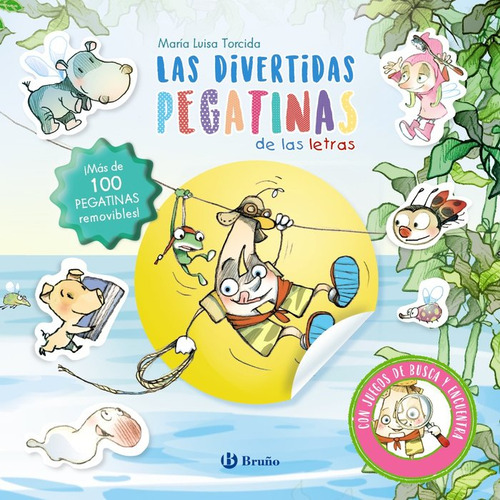 Las Divertidas Pegatinas De Las Letras, De Torcida Alvarez, M.ª Luisa. Editorial Bruño En Español