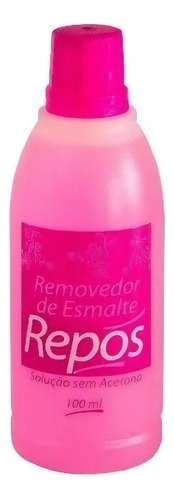 Repos - 1 Removedor De Esmaltes Sem Acetona 100ml