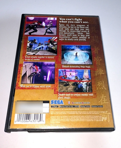 Shinobi - Playstation 2 Original