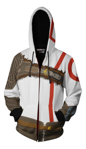 / Disfraz De God Of War For Cosplay, Kratos, Con Capucha Y