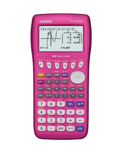 Calculadora Gráfica Casio Fx-9750gii Color Rosa