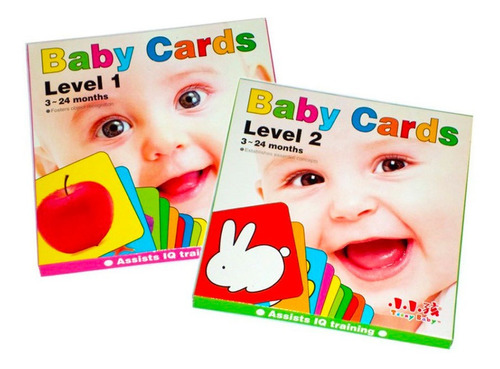 Pack Tarjetas Educativas. Flashcards Para Bebes