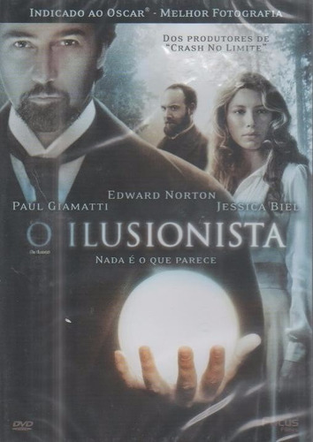 O Ilusionista - Dvd - Edward Norton - Paul Giamatti - Nova