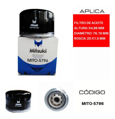 Fitro De Aceite Renault Megane Ii  2.0  2005 - 2009