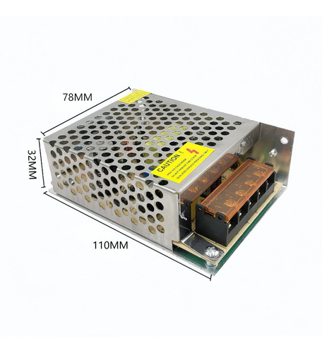 Imagen 4 de 7 de Fuente De Alimentación Conmutada 12v 5a 60w 110/220vca