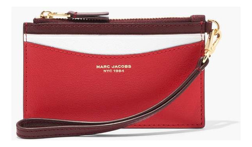 Billetera Roja De Cuero Marc Jacobs 