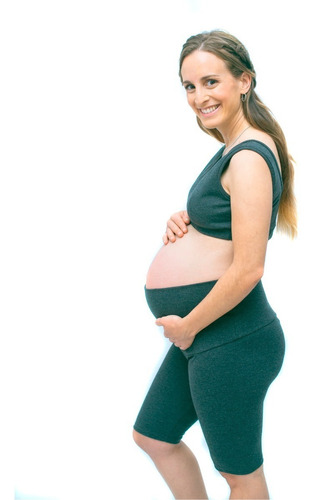 Calza Ciclista Maternal Contenedora Embarazadas Futura Mama
