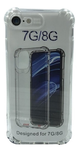 Imagem 2 de 4 de Capa Capinha Silicone Compatível iPhone 7/8 Antiimpacto
