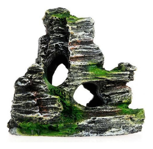 3 Acuario, Montaña, Adorno, Colina, Pecera, Decoración,