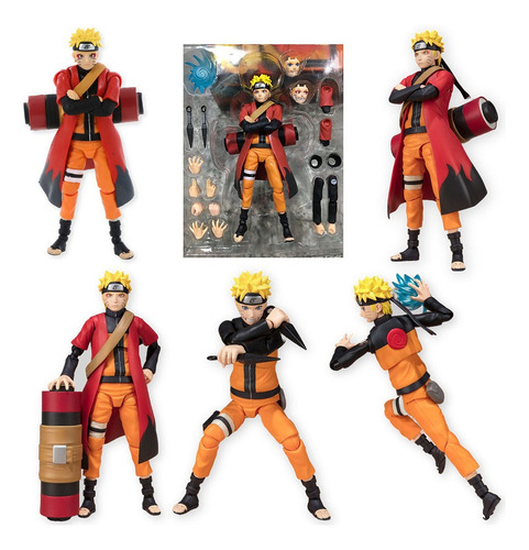 Uzumaki Naruto Figura Naruto Shippuden Muñeca Juguete B