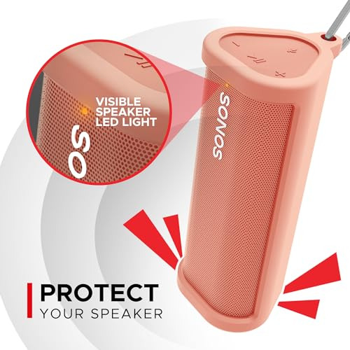 Funda Protectora De Silicona Resistente Para Sonos Roam Y Ro