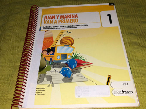 Juan Y Marina Van A Primero Egb 1 - Tinta Fresca (Usado)