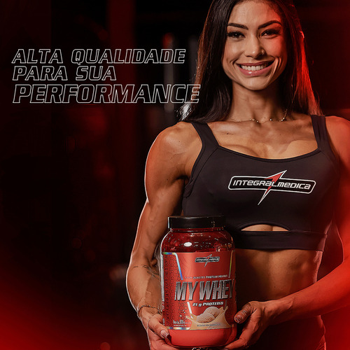 My Whey Shake De Morango Pote 900g Integralmédica