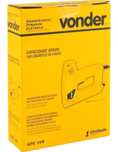 Imagem 9 de 9 de Grampeador Elétrico Pinador 127v/220v Gpe168 5000 Grampo 8mm