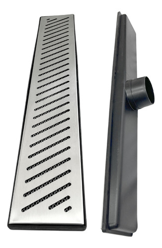 Ralo Quintal 15x80 Inox 304 Tela Com Coletor Saída 4 Polegad