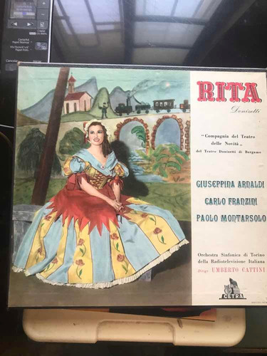 Rita Donizetti Lp Vinilo De Acetato Italiano