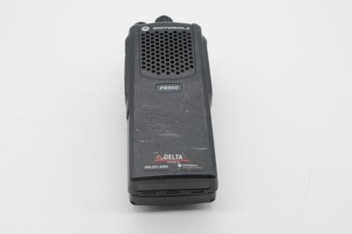 Motorola Pr860 Uhf Radio Aah45rdc9aa3an With Battery Pac Dde