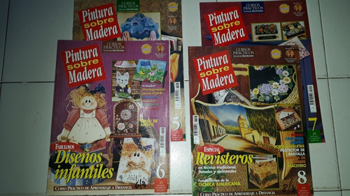 Revistas Pintura Sobre Madera 