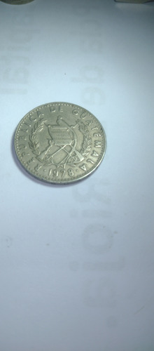 Guatemala Moneda 25 Cent. Año 1978  Cupro Niquel