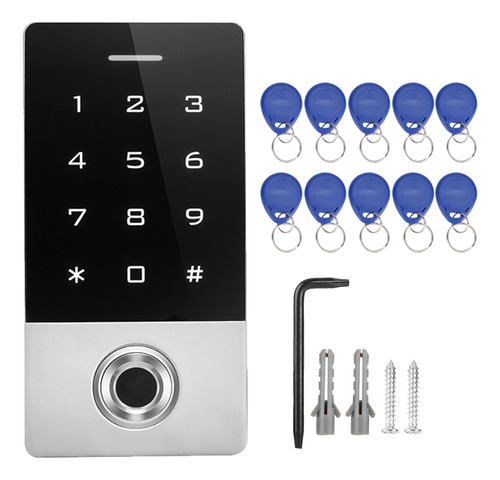 Teclado De Fechadura De Porta, Cartão De Impressão Digital D