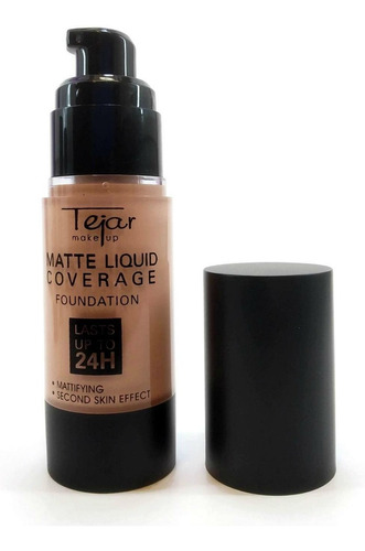 Maquillaje Base Liquida Foundation Matte Tejar Con Aplicador