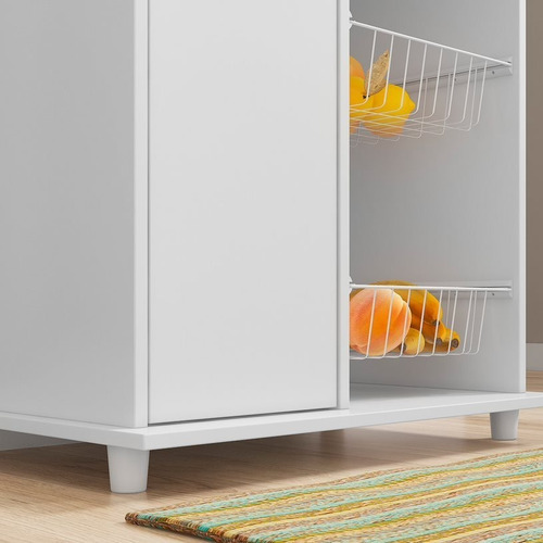Imagen 4 de 8 de Armario Multiuso Mueble Cocina Para Horno Frutero Compramas