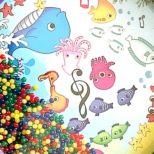 Sea Sound Drum Bead Ocean Plastic Educational Gentle Ocean