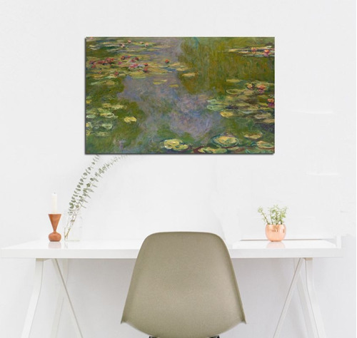 Vinilo Decorativo 60x90cm Claude Monet Le Bassin