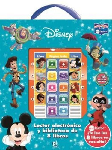 Aventuras De Disney Lector Magico + Biblioteca 8 Libros Dial