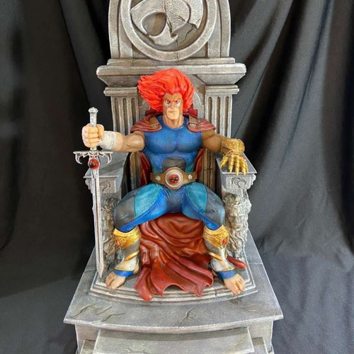 Archivo Stl Impresión 3d - Thundercats Lion Oh On Throne Ex