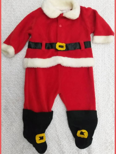 Traje Santa Claus Para Bebe