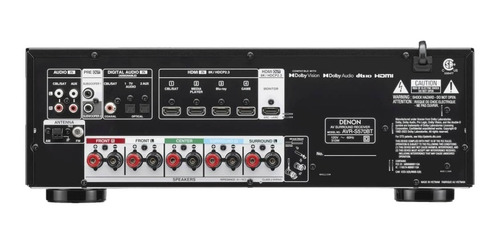 Receptor Audio Y Video 5.2 Canales Denon Avr-s570bt 8k