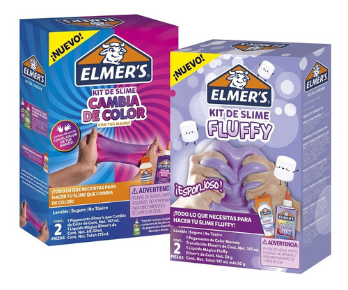 Elmers Kit Cambia De Color + Elmers Fluffy