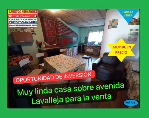 Ref 776) ** V - Oportunidad De Inversión Muy Linda Casa Sobre Avenida Lavalleja Para La Venta En San José