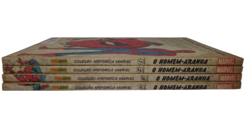 Hq Coleção Histórica Marvel O Homem Aranha Volumes 1 Ao 4 + Box Panini (Usado)