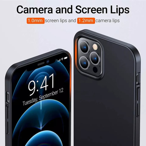 Capa Protetora Ultra Fina Fosca Para Apple iPhone 13 Pro Max
