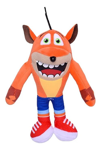 Peluche Crash Bandicoot Juguetes Bebe Zorro Mascara Aku Aku